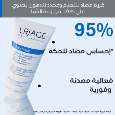 ⁦كريم زيموس مرطب للوجه و الجسم من يورياج للبشرة شديدة الجفاف - 200 مل⁩ - الصورة ⁦2⁩