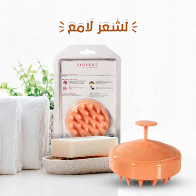 ⁦فرشاة الشامبو لفروة الرأس من بيوفين - برتقالي⁩ - الصورة ⁦2⁩